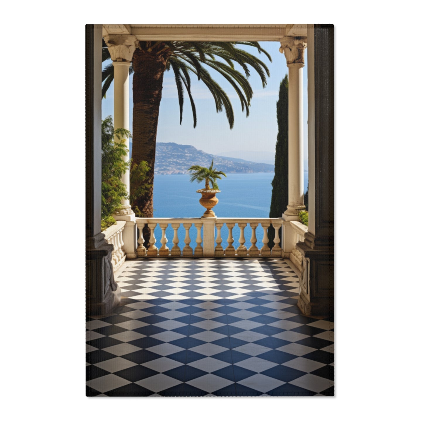 Antique Balcony Hochformat