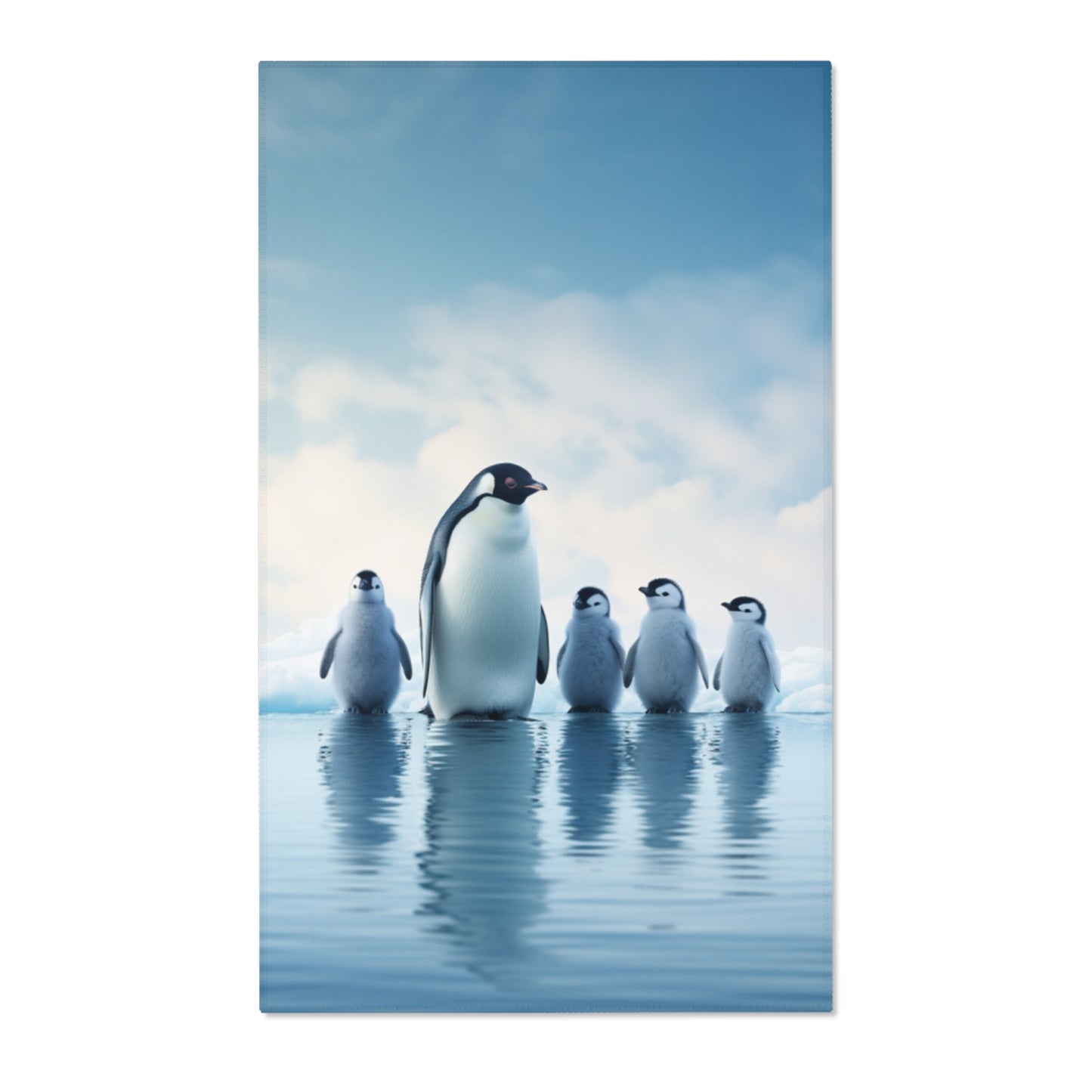 Penguin Family Hochformat