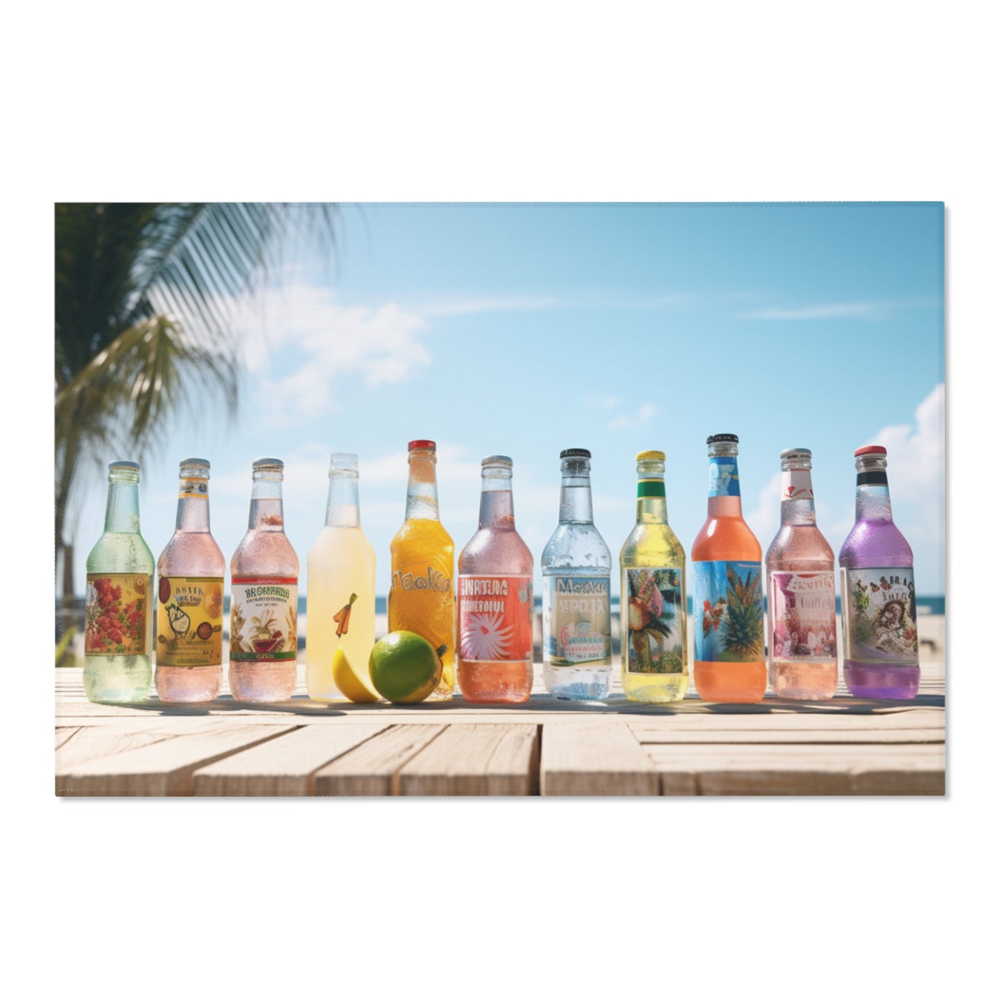 Beach Bottles Querformat