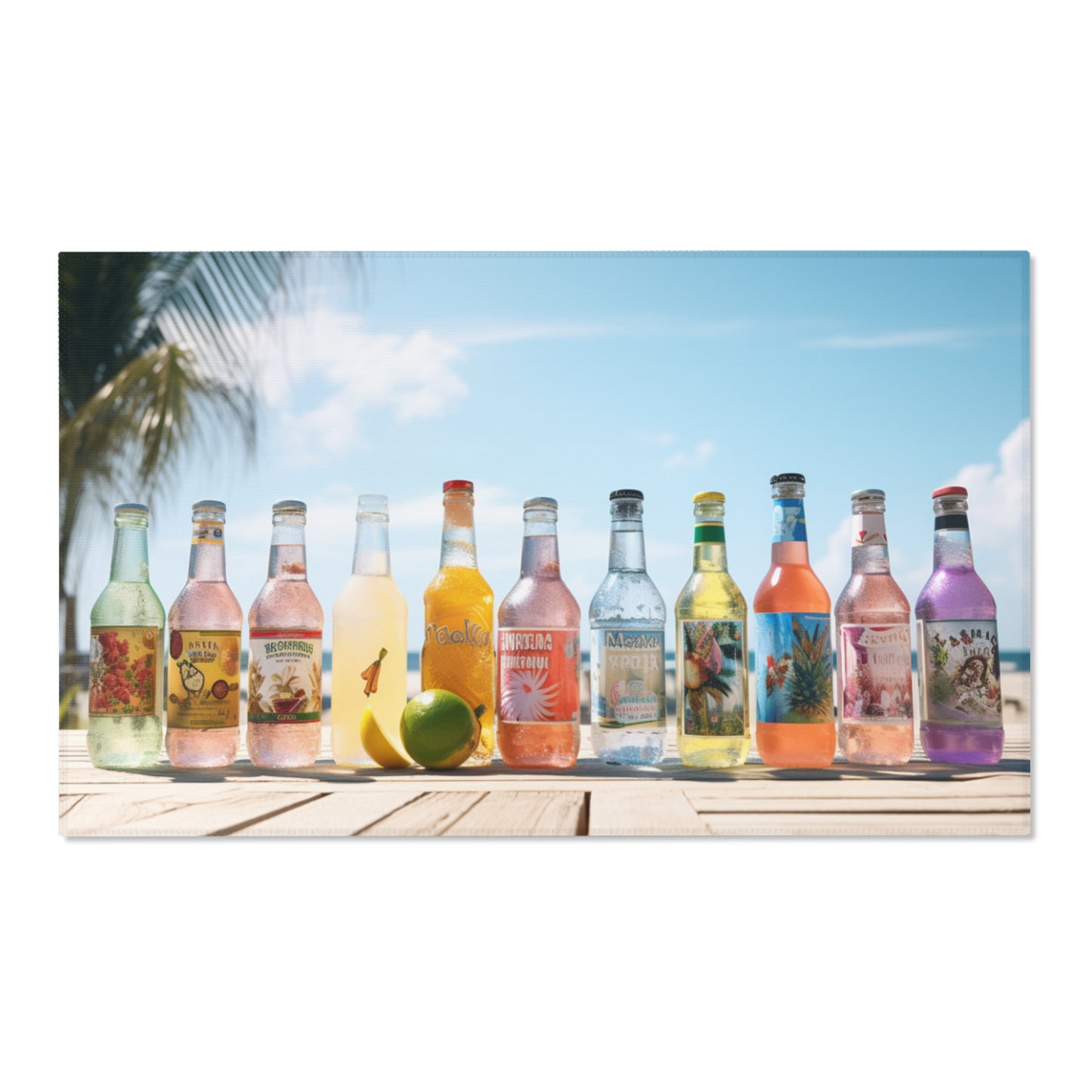 Beach Bottles Querformat