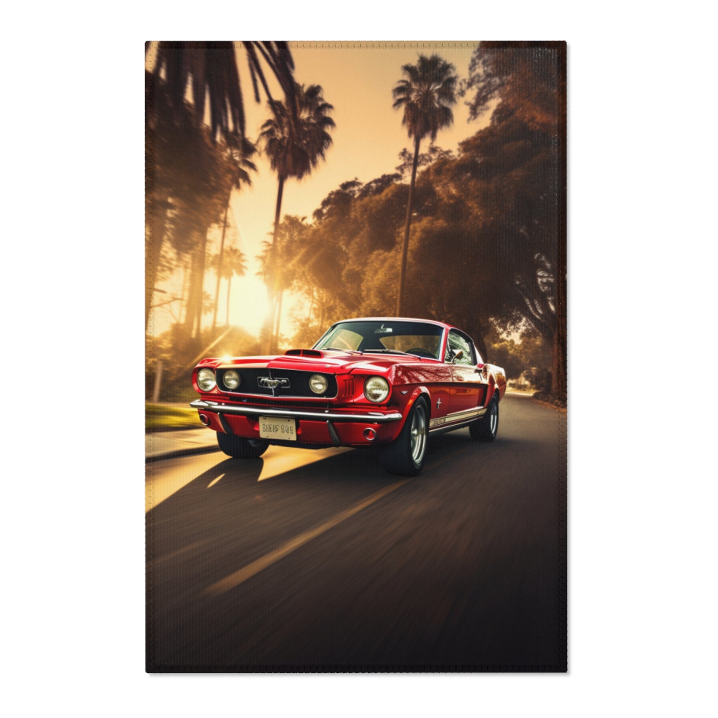 Ford Mustang Palm Street Hochformat