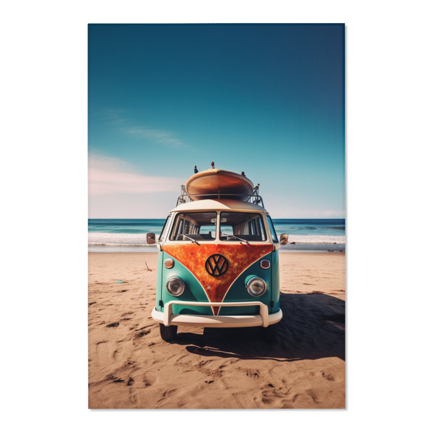 Surfing Van Hochformat