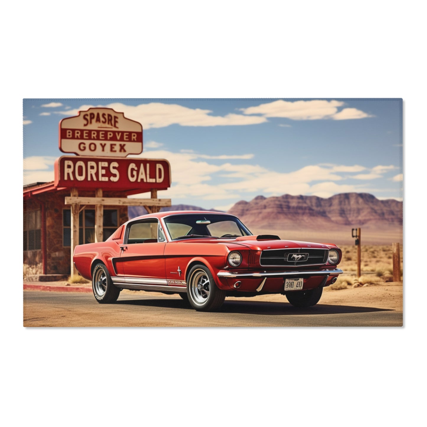 Ford Mustang Parking Querformat