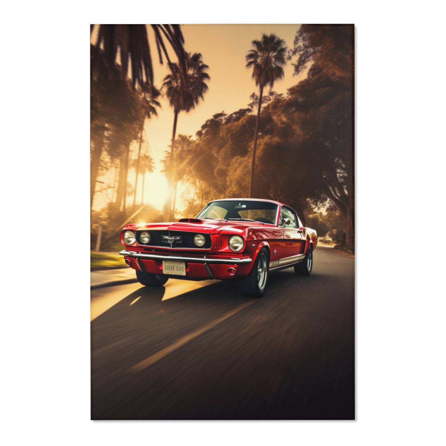 Ford Mustang Palm Street Hochformat