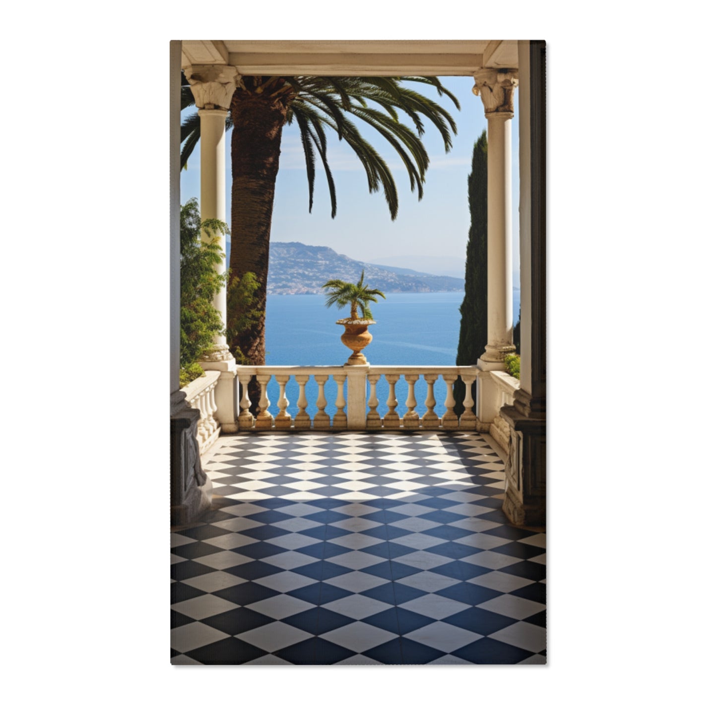Antique Balcony Hochformat