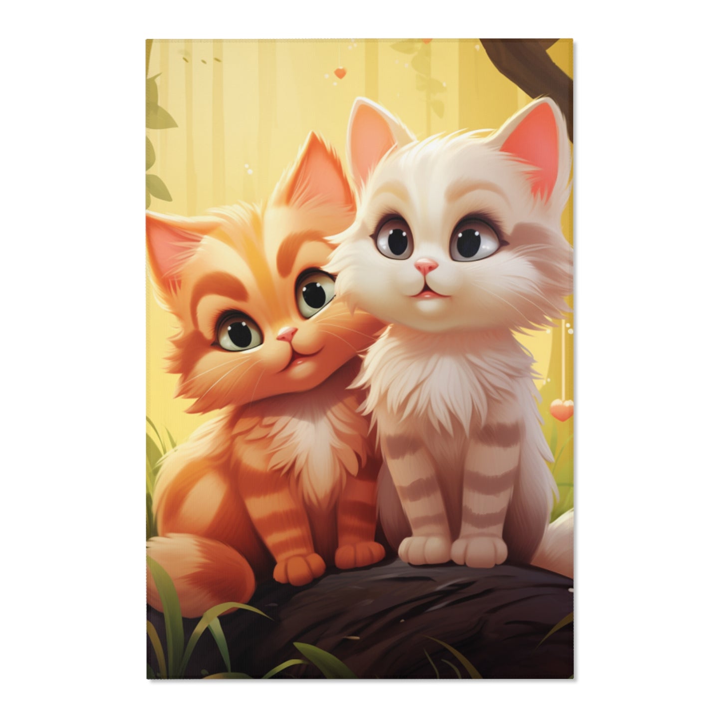 Cat Fun Cartoon Hochformat