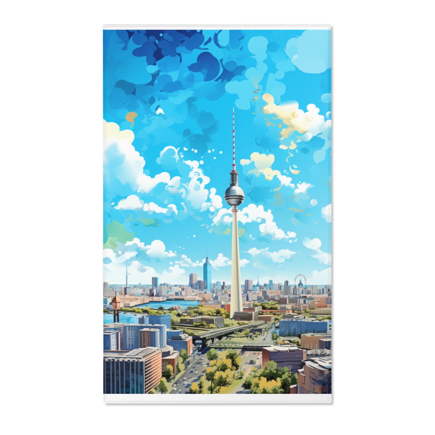 Berlin Skyline Hochformat