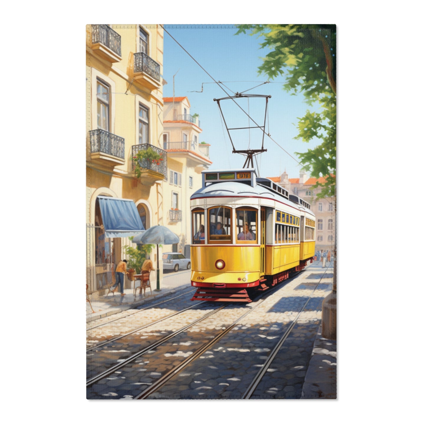 Lisbon Tram Hochformat