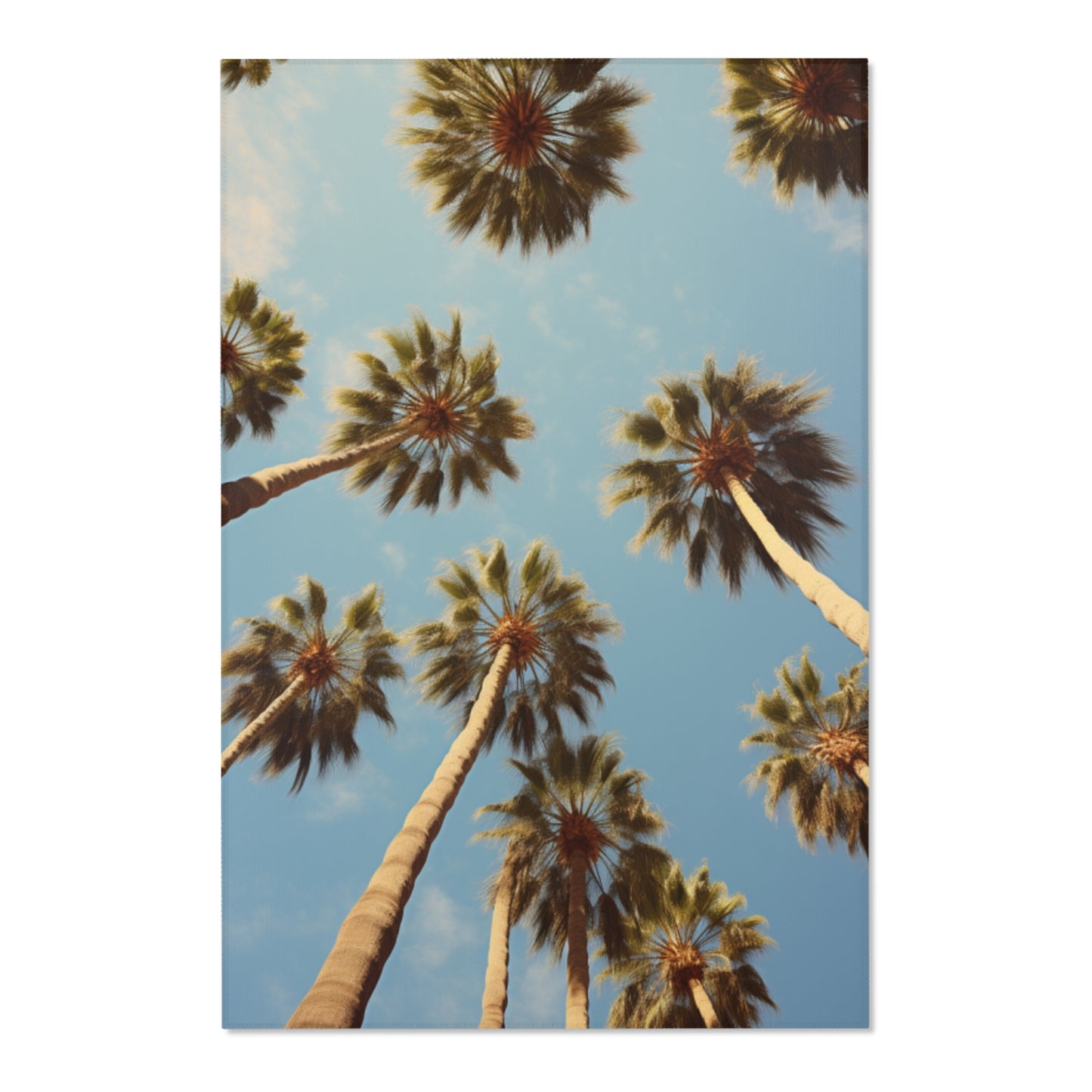 Sky And Palms Hochformat