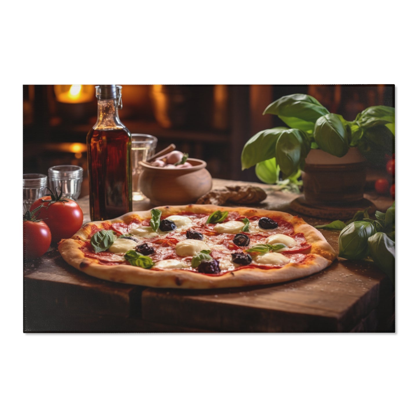 Pizza Olive Querformat