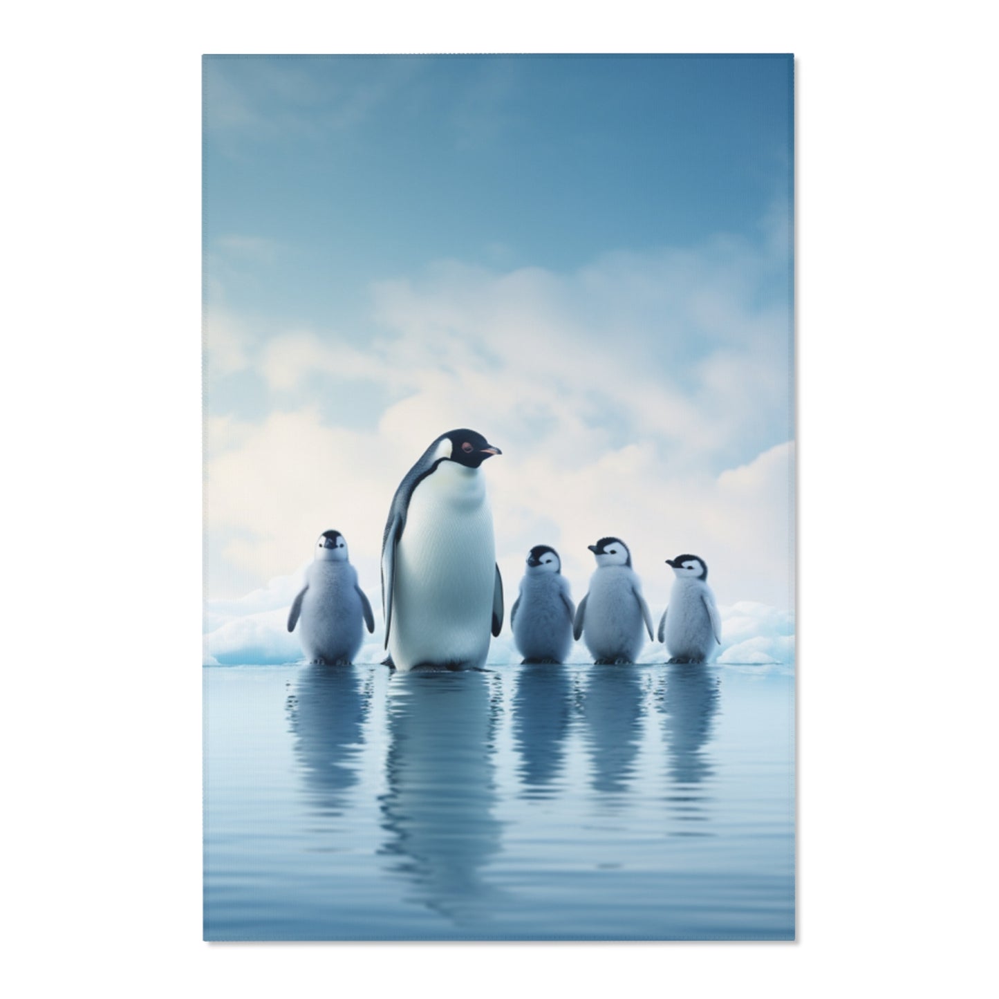 Penguin Family Hochformat