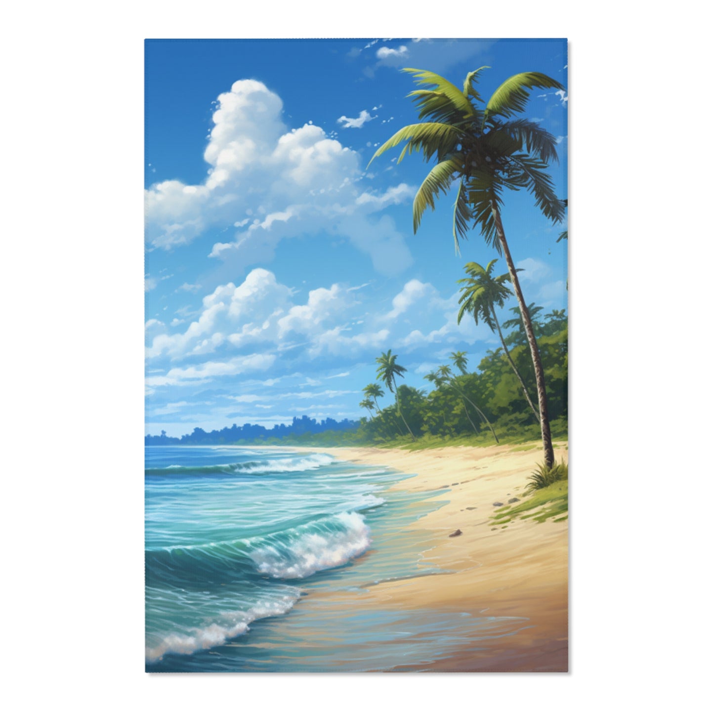 Caribbean Beach Hochformat