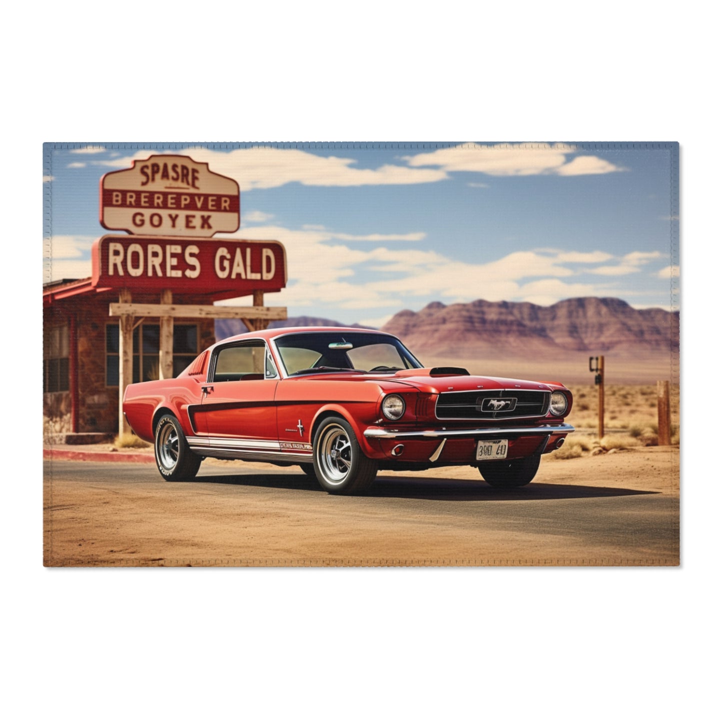 Ford Mustang Parking Querformat