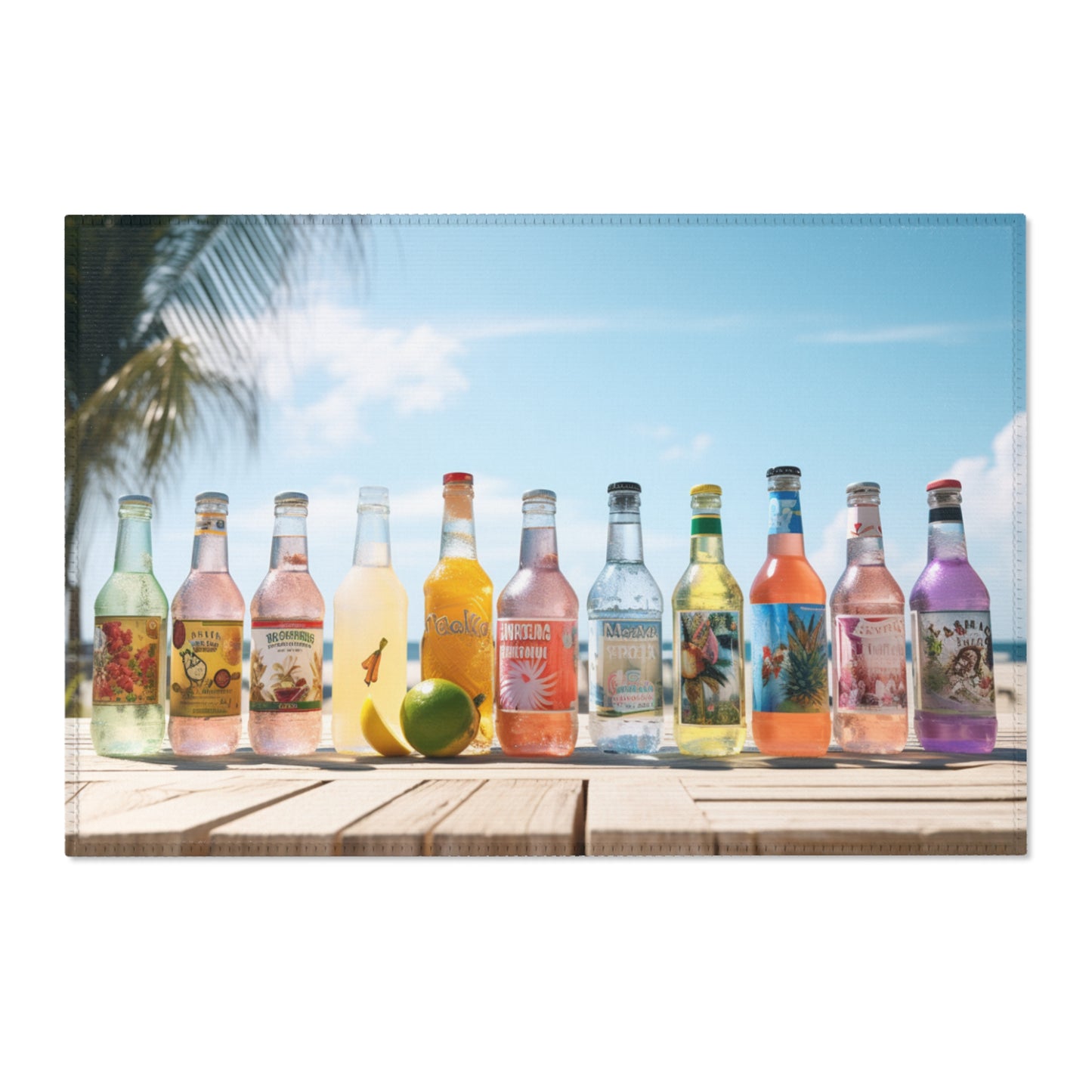 Beach Bottles Querformat