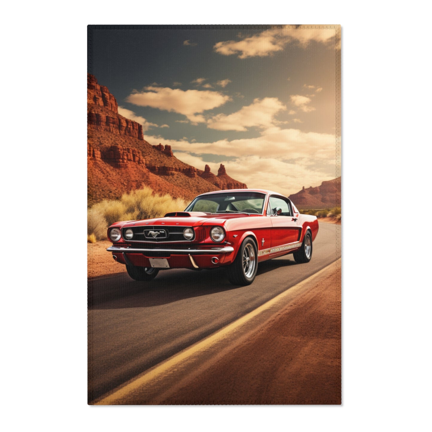 Ford Mustang Route 66 Hochformat
