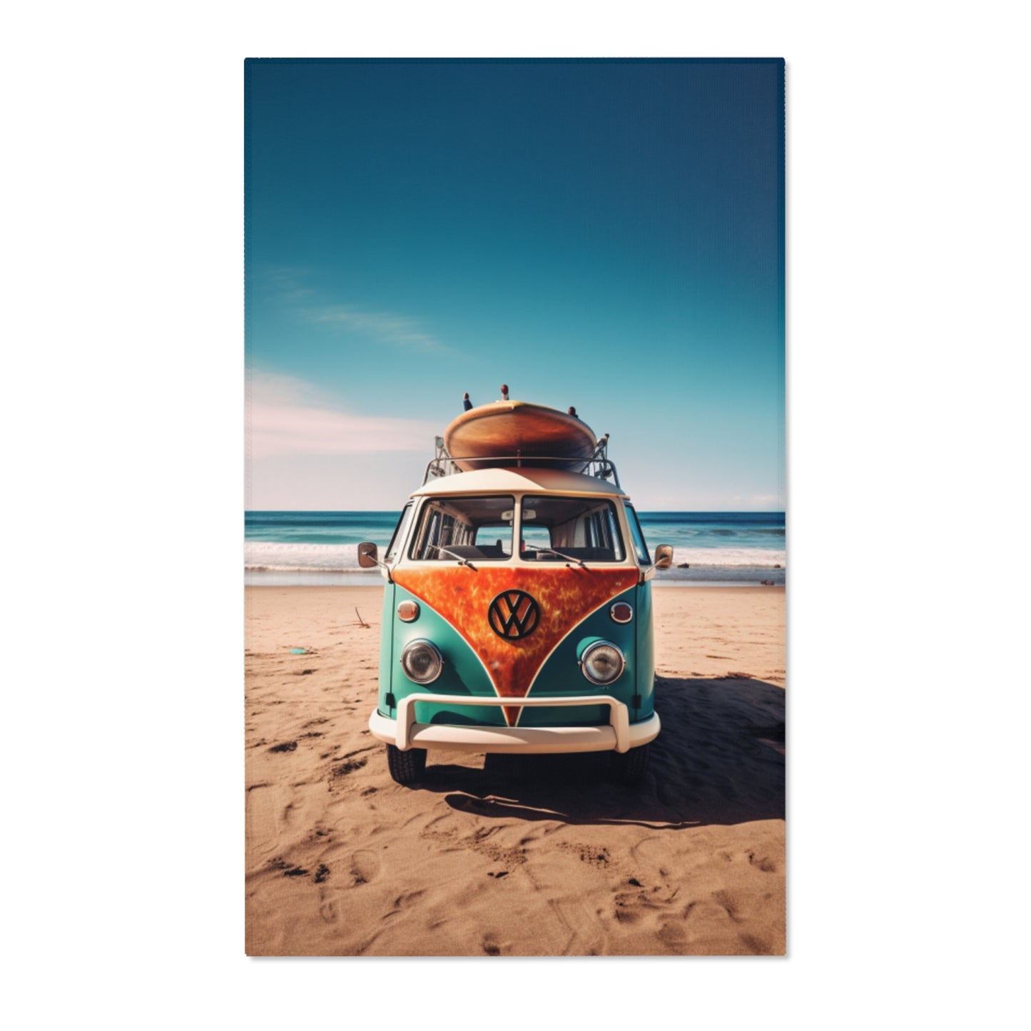 Surfing Van Hochformat