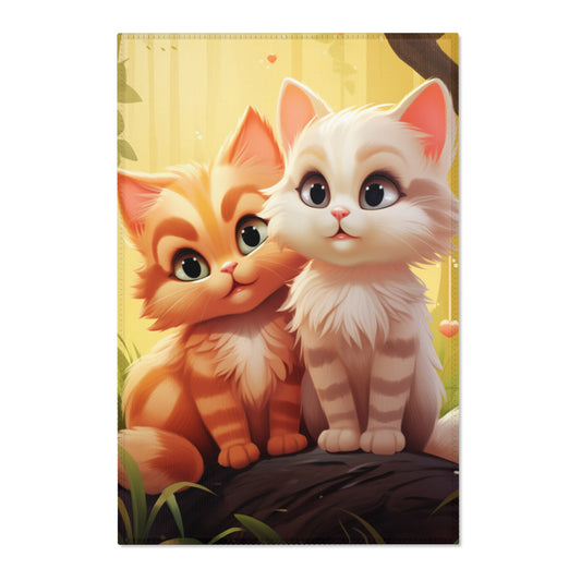Cat Fun Cartoon Hochformat