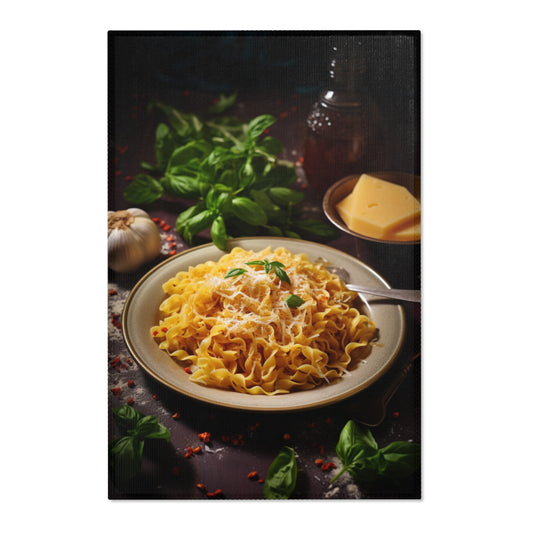 Pasta Alfredo Hochformat