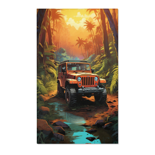 Orage Jeep In The Jungle Hochformat